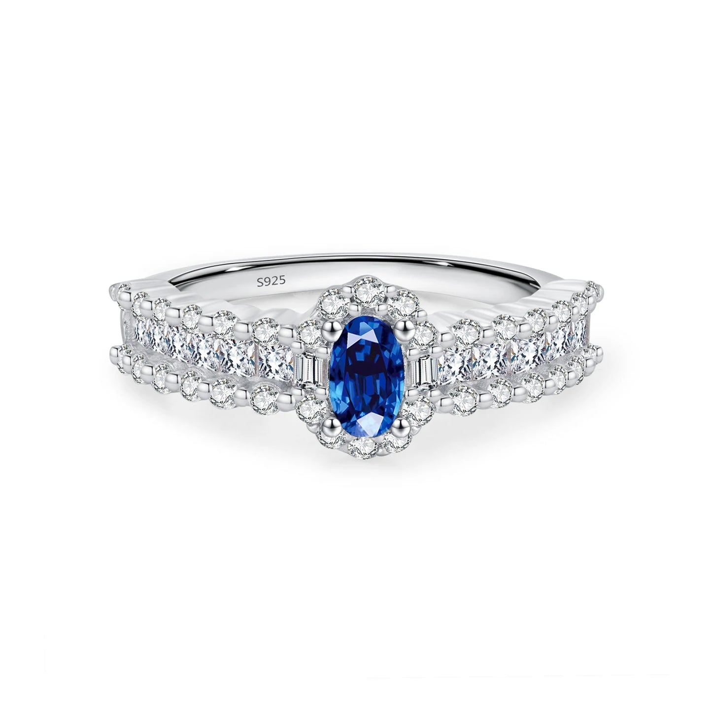 Blue Oval Ring