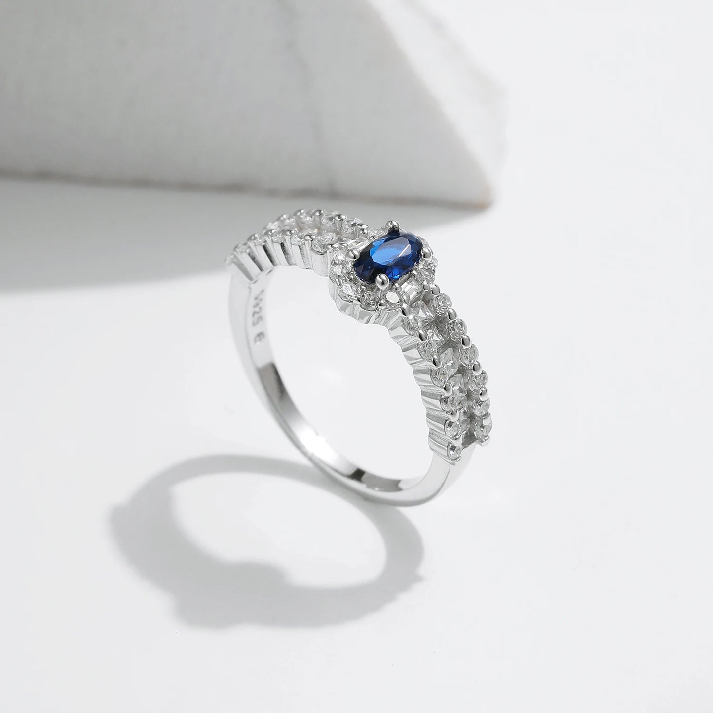 Blue Oval Ring