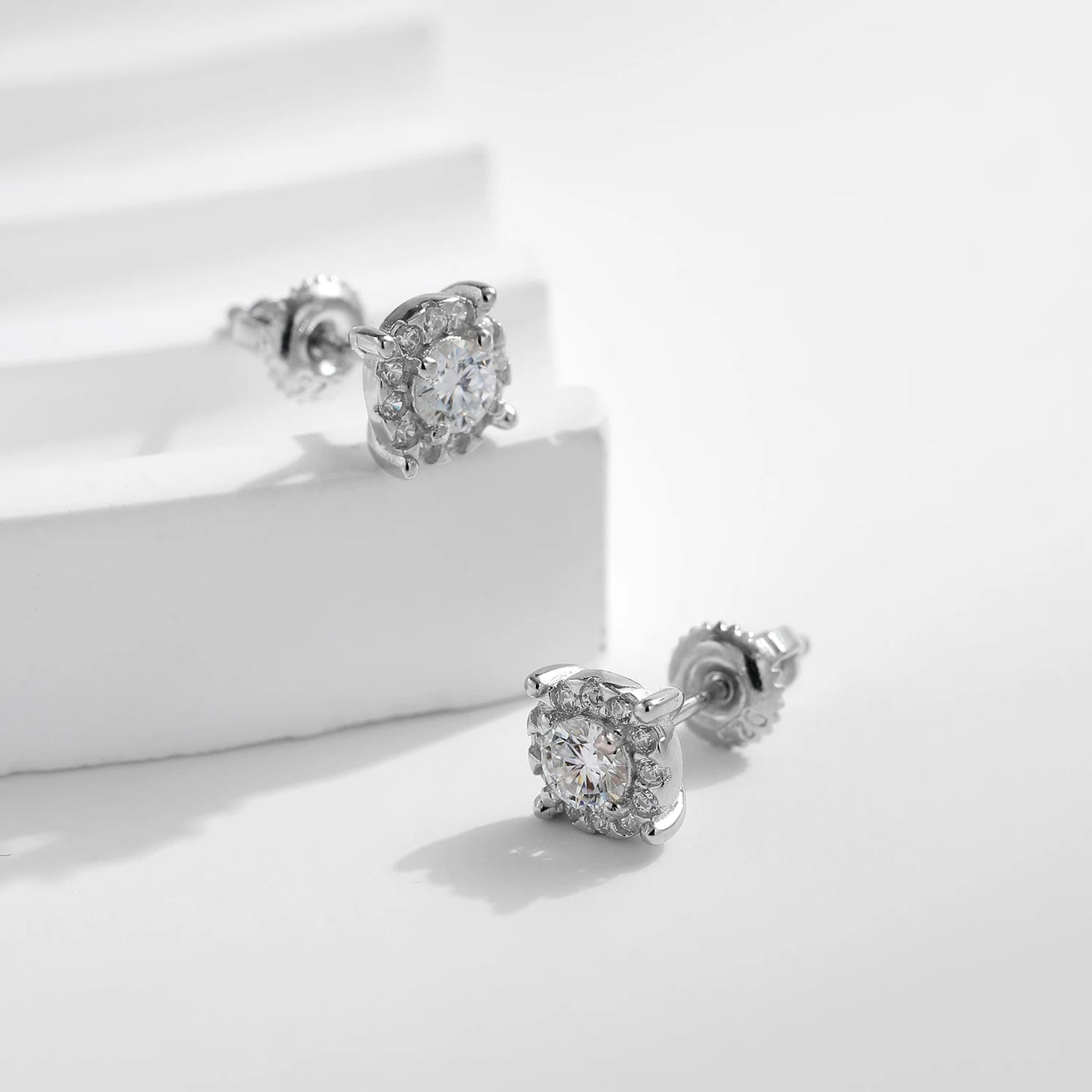 Moissanite Studs