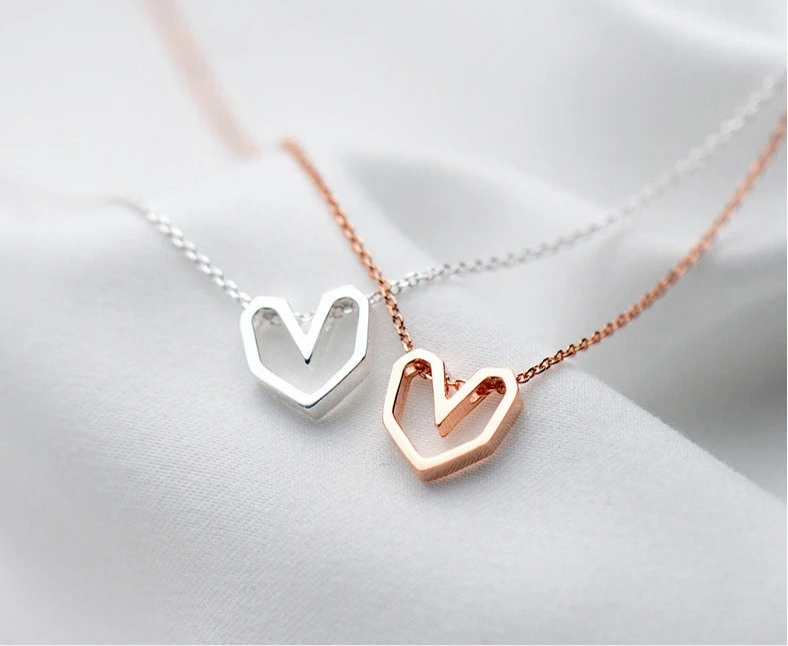 Double Heart Necklace