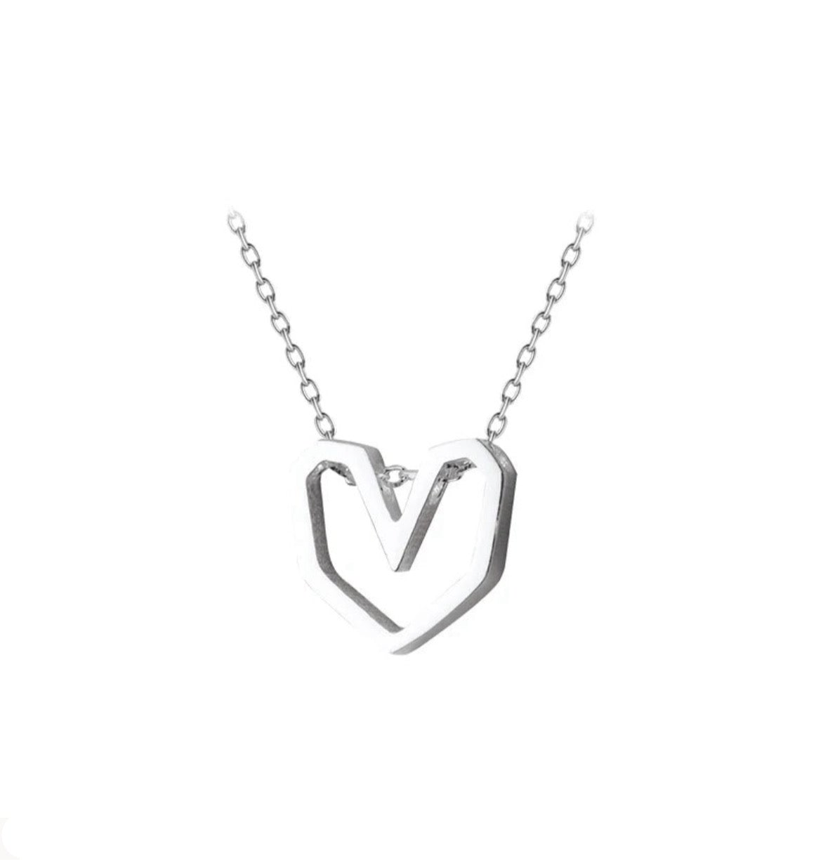 Double Heart Necklace