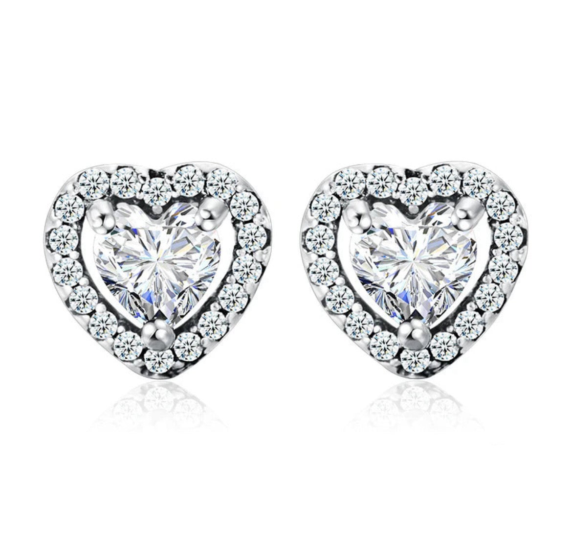 Heart Studs