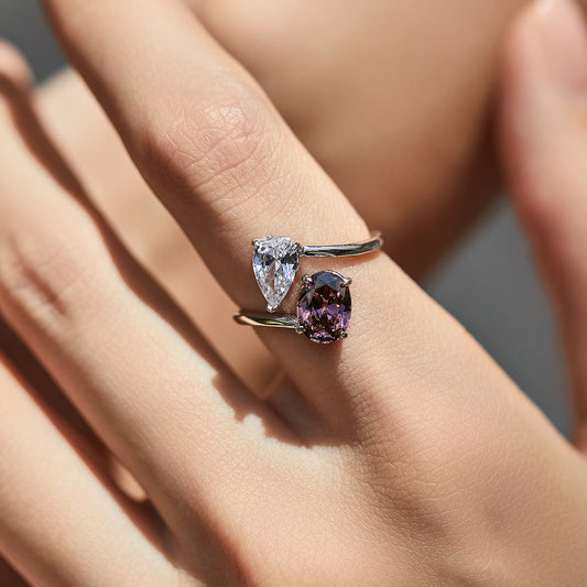 Twin Sparkle Ring